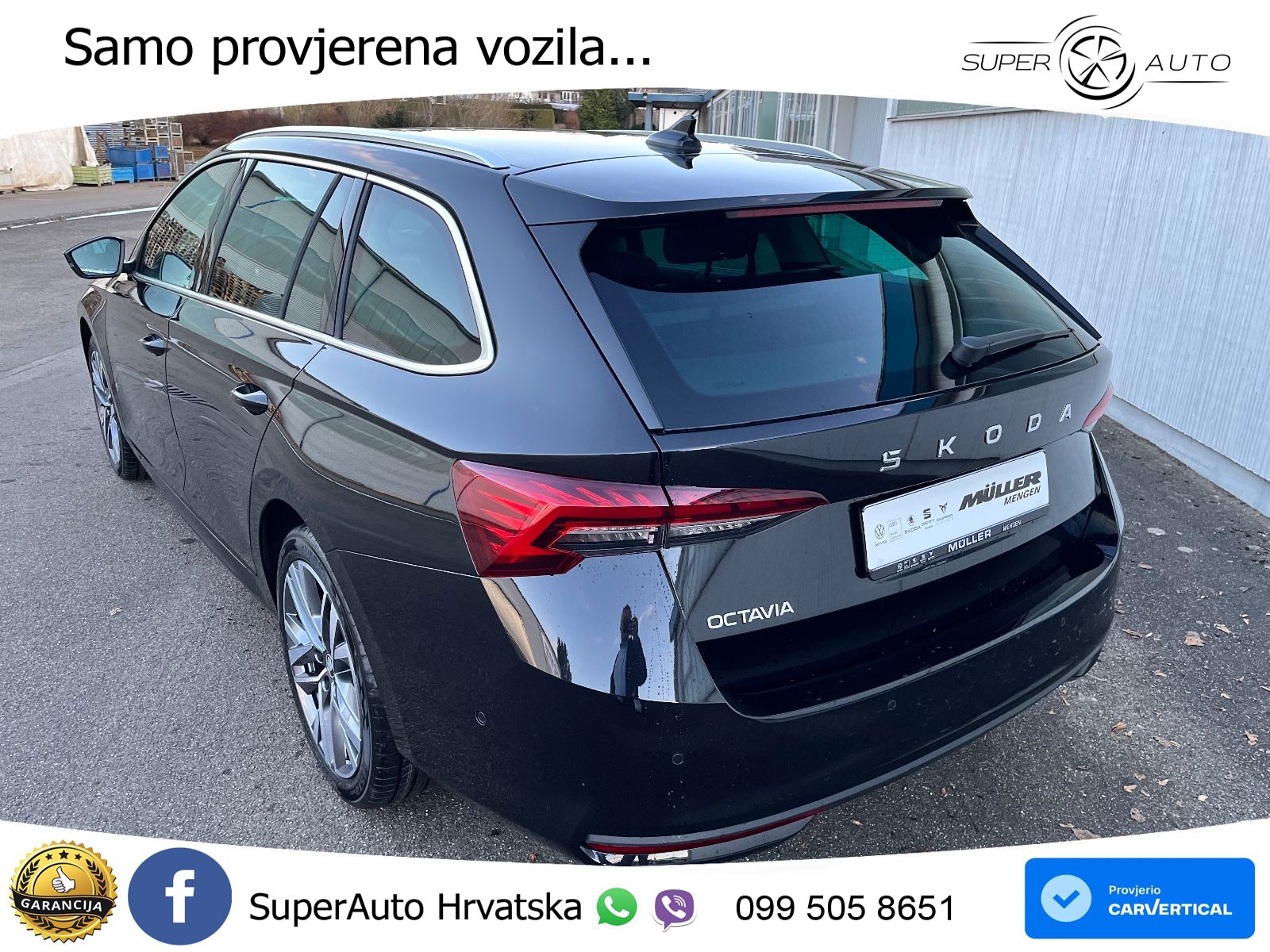 Škoda Octavia Combi 1.5 TSI (150 KS) DSG LED+GR SJED+ACC