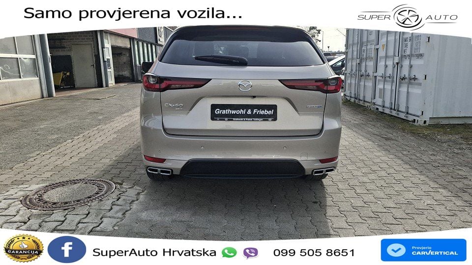 Mazda CX-60 2.5 e-Skyactiv (328 KS) AWD Automatic LED+GR SJED+ACC