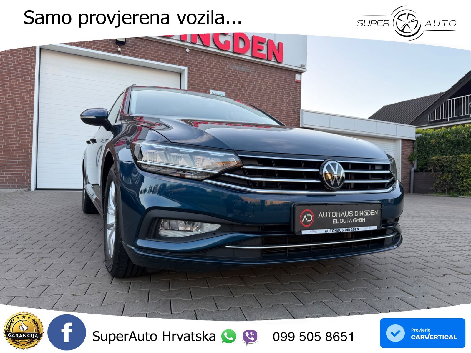 Volkswagen Passat Variant 2.0 TDI (150 KS) DSG Business LED+GR SJED+ACC