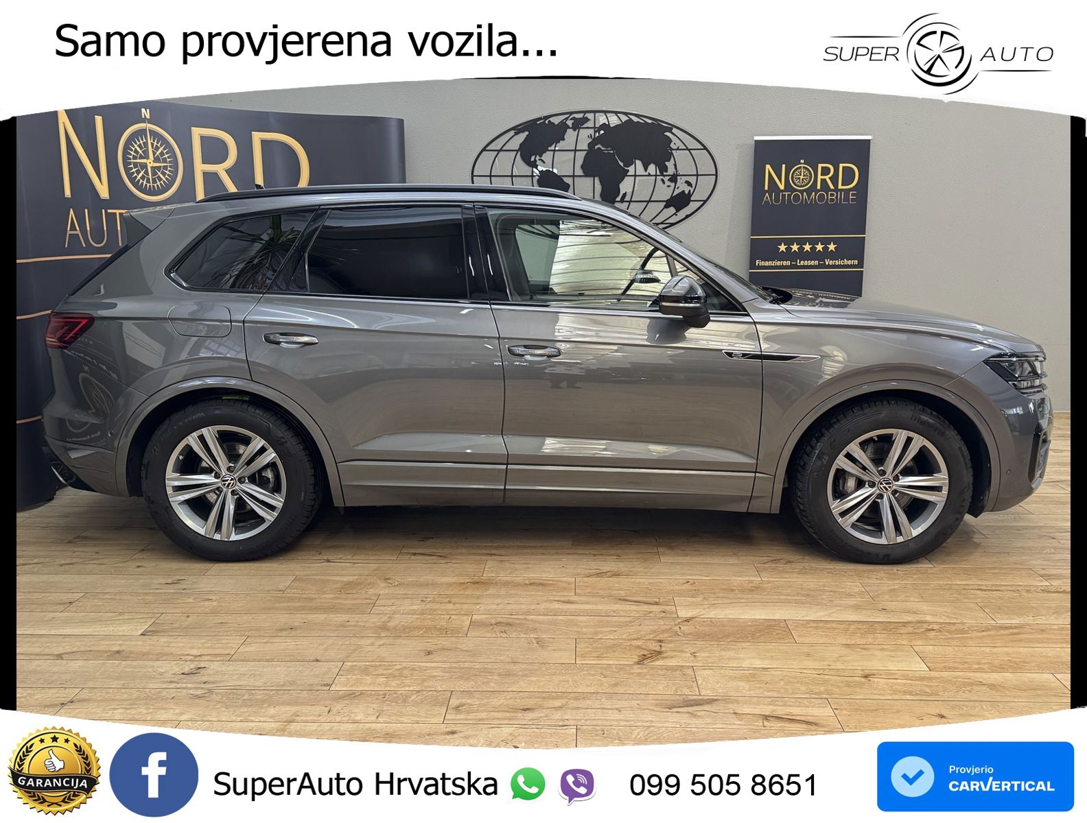 Volkswagen Touareg 3.0 V6 TDI (231 KS) 4MOTION Tiptronic R-Line ZRAČNI+ACC+4xGR SJED+KAM