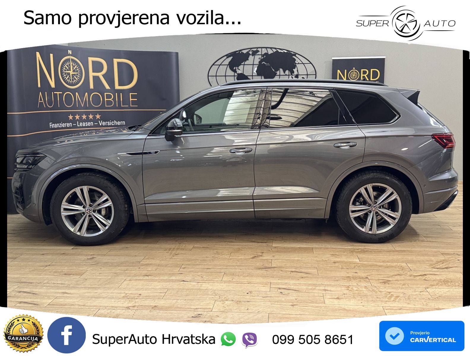 Volkswagen Touareg 3.0 V6 TDI (231 KS) 4MOTION Tiptronic R-Line ZRAČNI+ACC+4xGR SJED+KAM