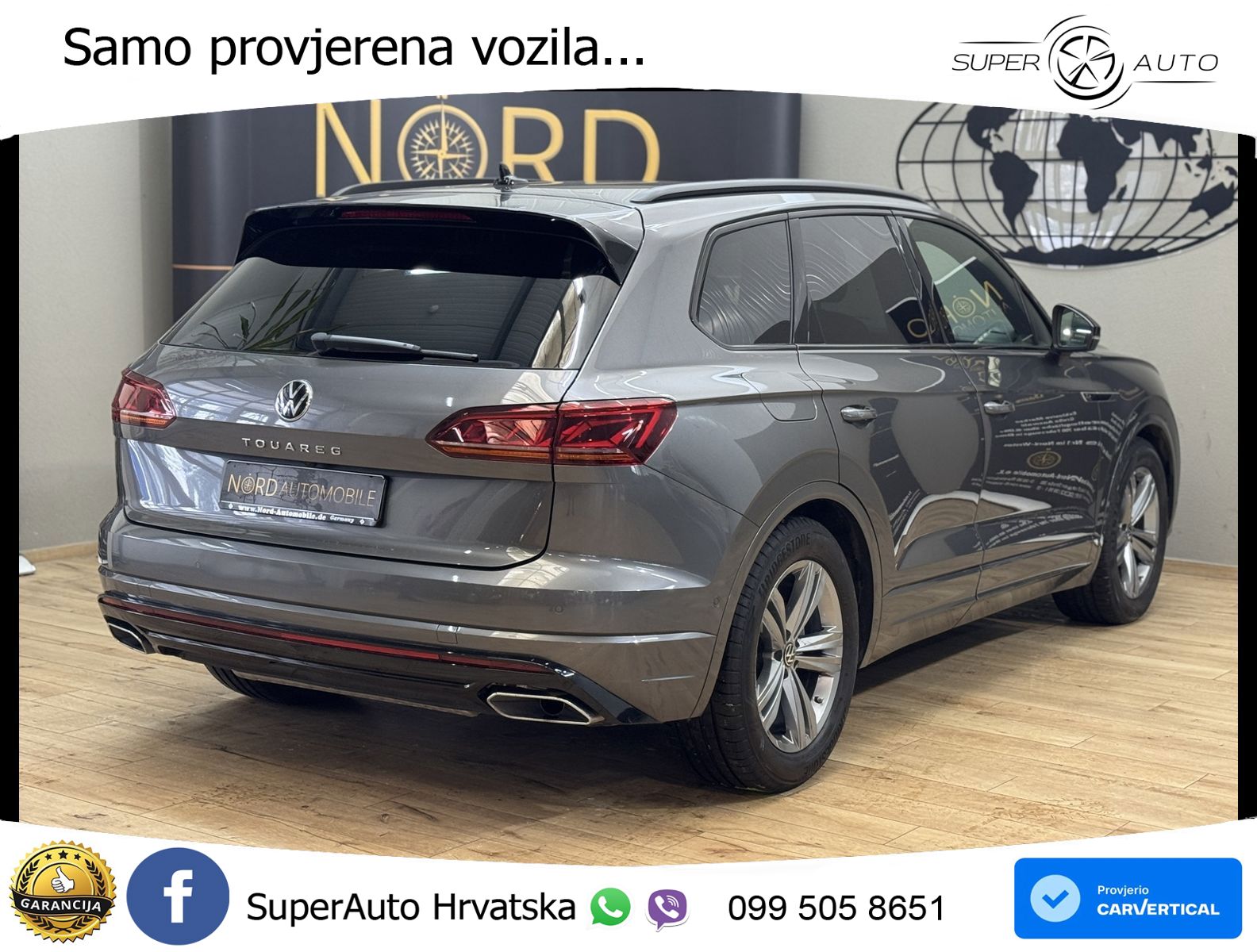 Volkswagen Touareg 3.0 V6 TDI (231 KS) 4MOTION Tiptronic R-Line ZRAČNI+ACC+4xGR SJED+KAM