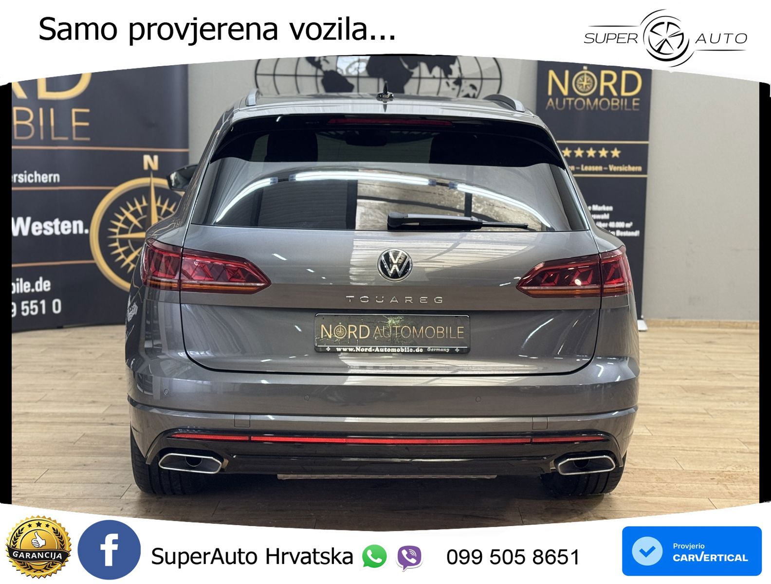 Volkswagen Touareg 3.0 V6 TDI (231 KS) 4MOTION Tiptronic R-Line ZRAČNI+ACC+4xGR SJED+KAM