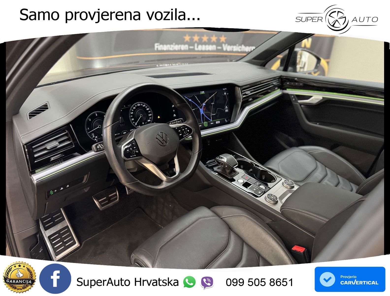 Volkswagen Touareg 3.0 V6 TDI (231 KS) 4MOTION Tiptronic R-Line ZRAČNI+ACC+4xGR SJED+KAM