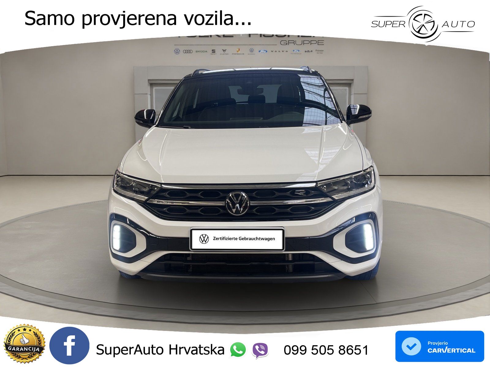 Volkswagen T-Roc 2.0 TSI (190 KS) 4M DSG R-Line LED+GR SJED+ACC