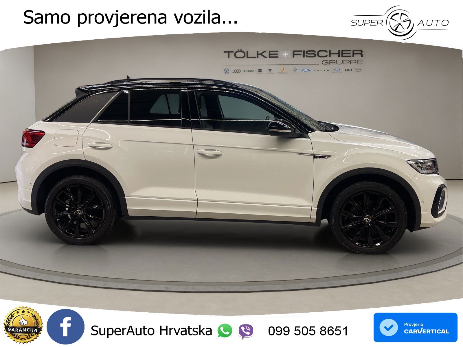 Volkswagen T-Roc 2.0 TSI (190 KS) 4M DSG R-Line LED+GR SJED+ACC