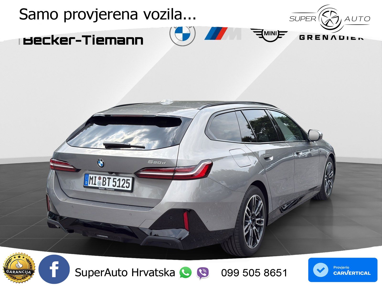 BMW 520d Touring (197 KS) Steptronic LED+GR SJED+ACC