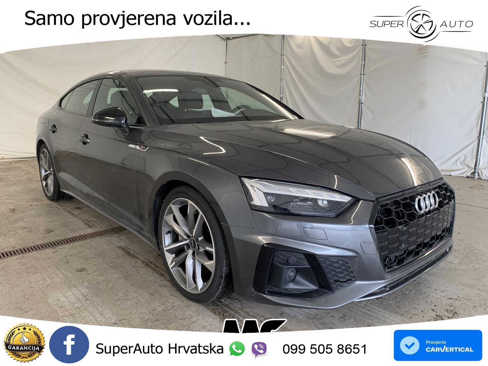 Audi A5 Sportback  40 TFSI (204 KS) S tronic S line MATRIX+GR SJED+KAM