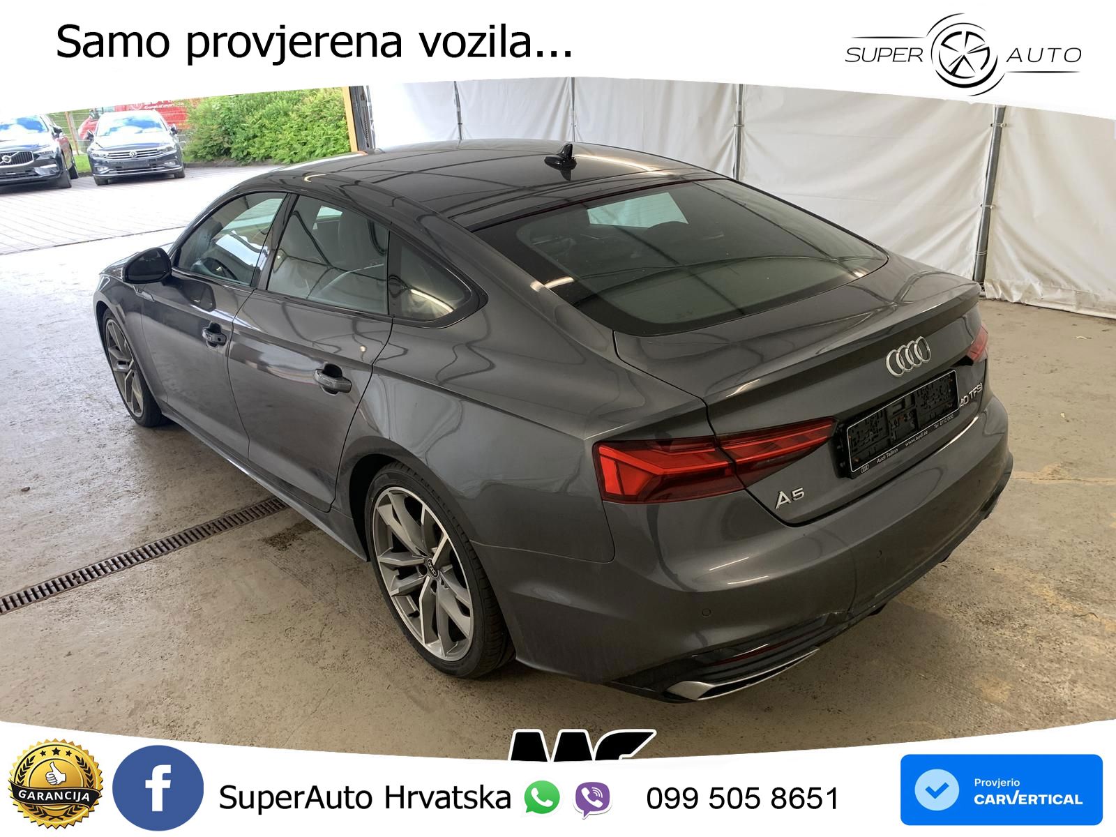 Audi A5 Sportback  40 TFSI (204 KS) S tronic S line MATRIX+GR SJED+KAM