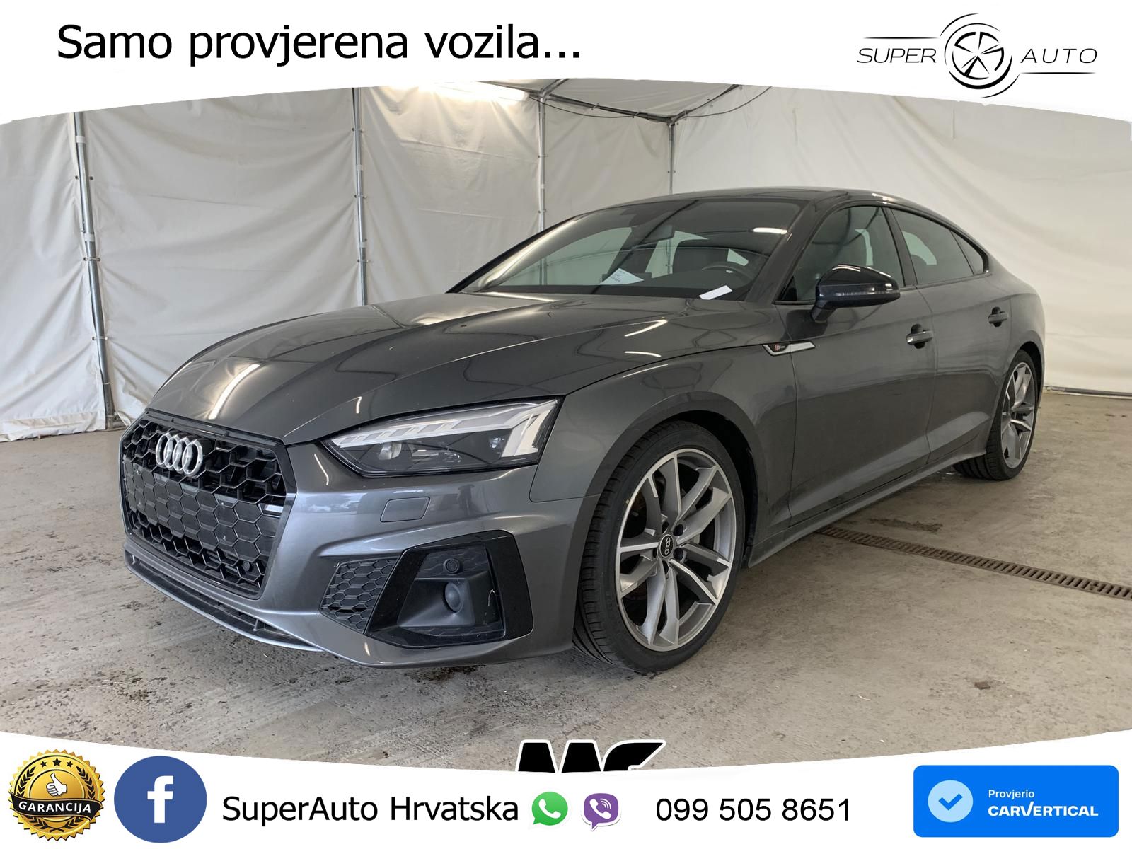 Audi A5 Sportback  40 TFSI (204 KS) S tronic S line MATRIX+GR SJED+KAM