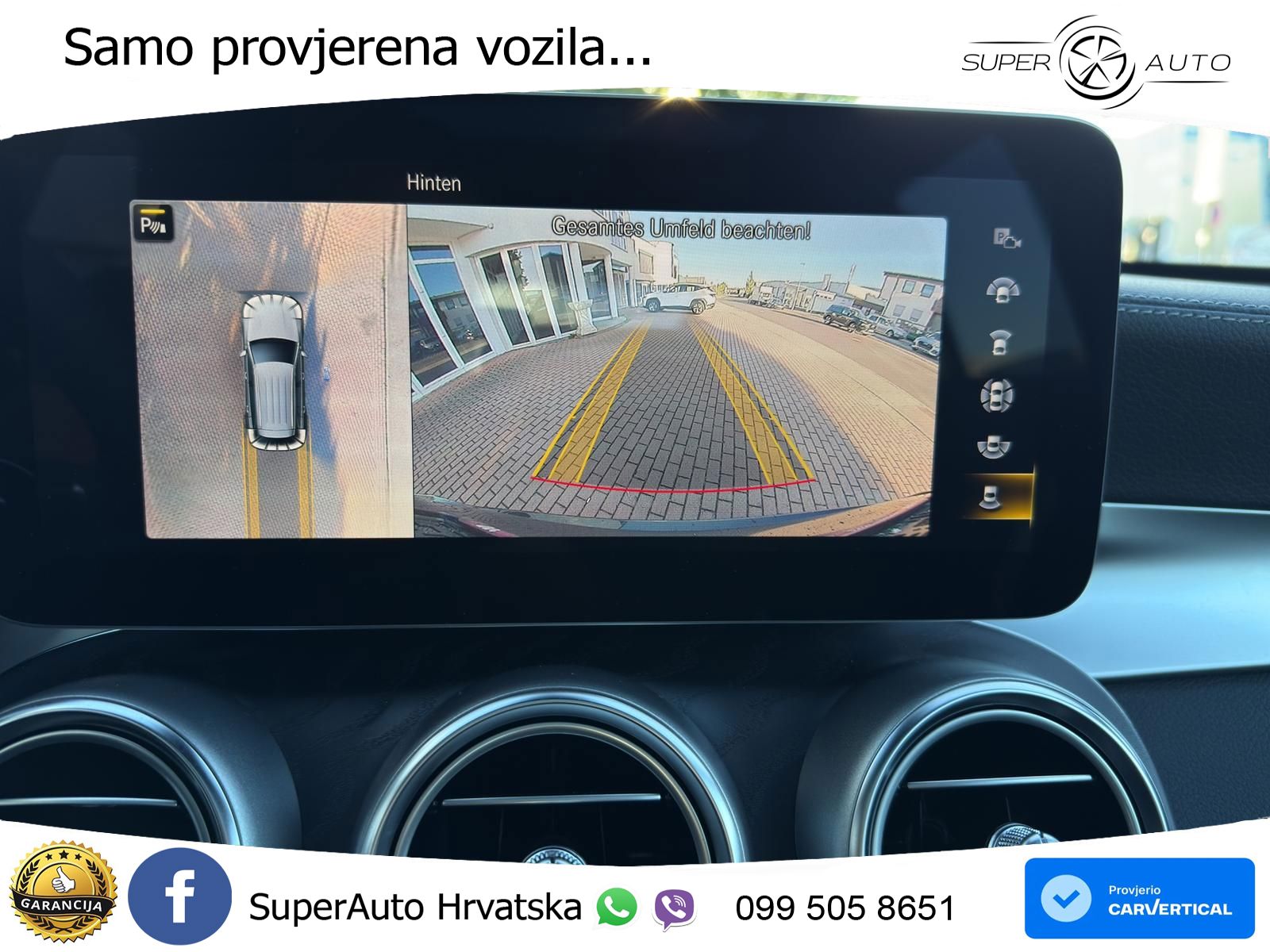 Mercedes AMG GLC 63 S V8 (510 KS) 4MATIC+ MCT ZRAČNI+ACC+GR SJED+360+PANO