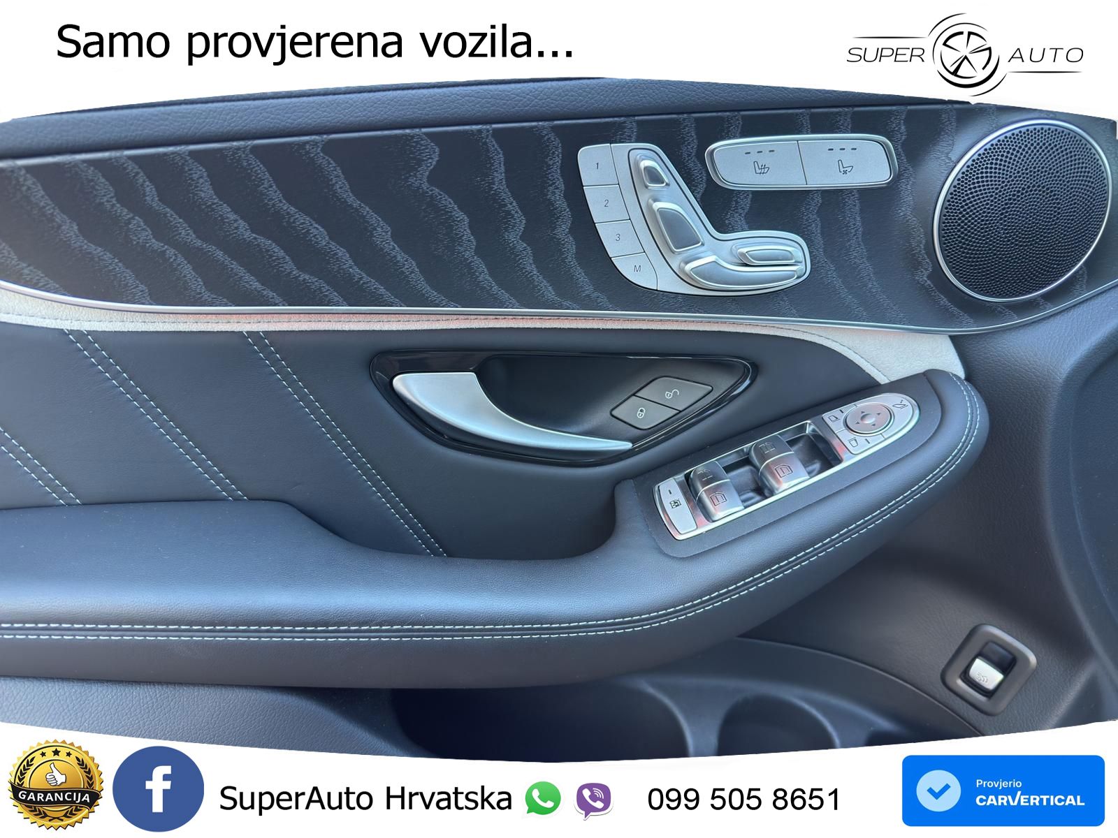 Mercedes AMG GLC 63 S V8 (510 KS) 4MATIC+ MCT ZRAČNI+ACC+GR SJED+360+PANO