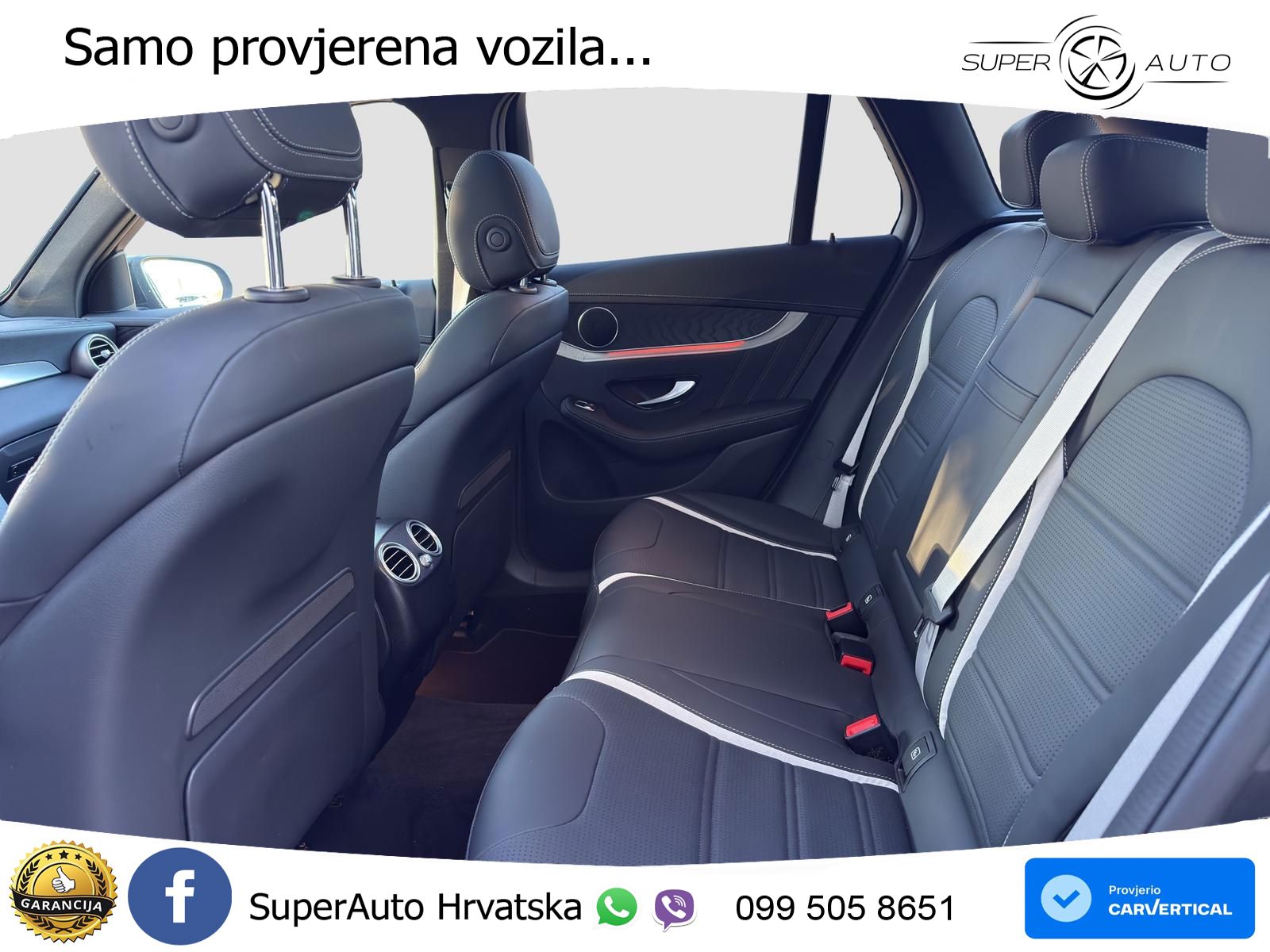 Mercedes AMG GLC 63 S V8 (510 KS) 4MATIC+ MCT ZRAČNI+ACC+GR SJED+360+PANO