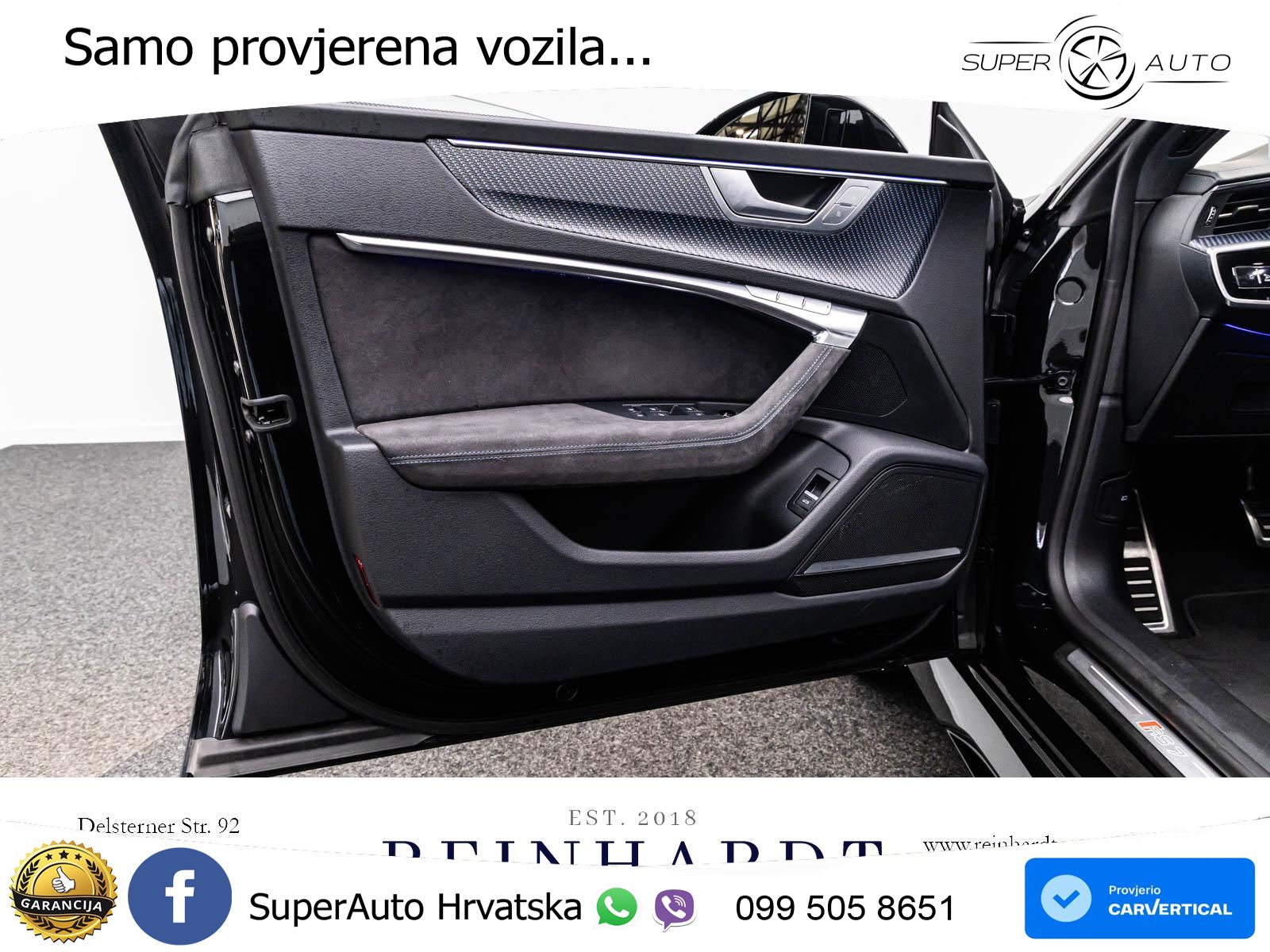 Audi RS7 4.0 TFSI V8 performance (630 KS) quattro tiptronic LED+GR SJED+ACC