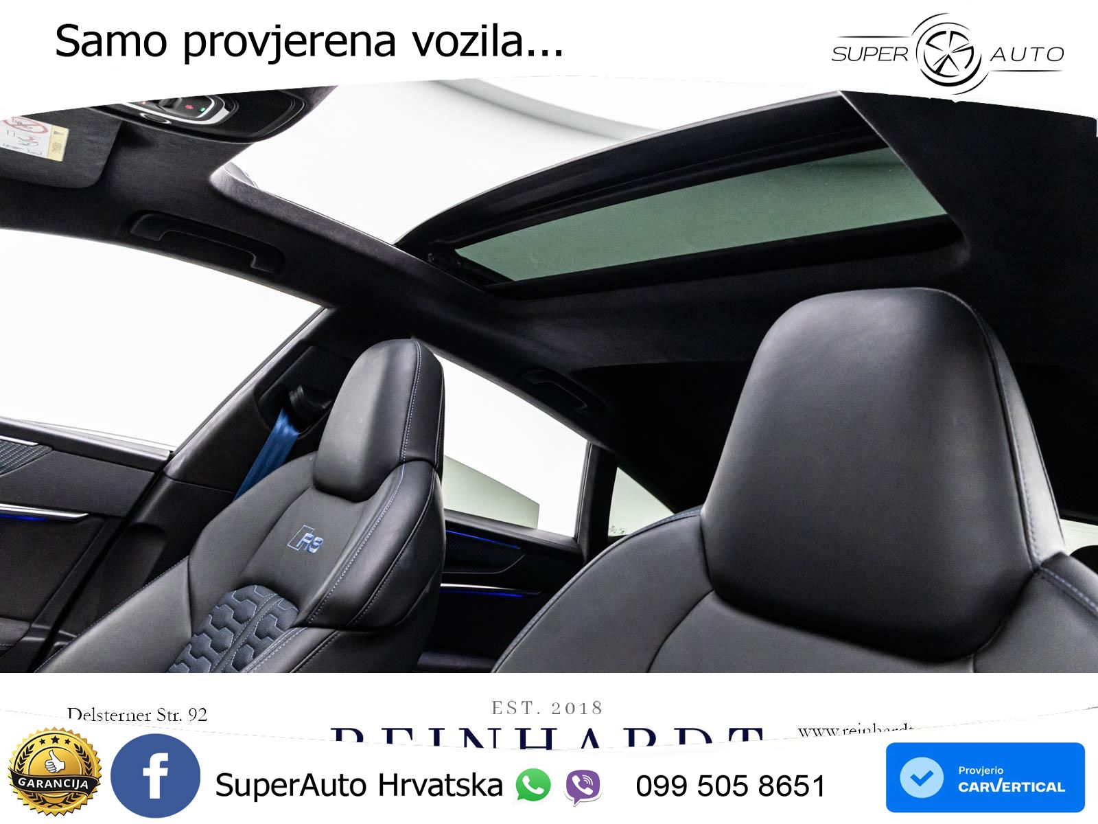 Audi RS7 4.0 TFSI V8 performance (630 KS) quattro tiptronic LED+GR SJED+ACC