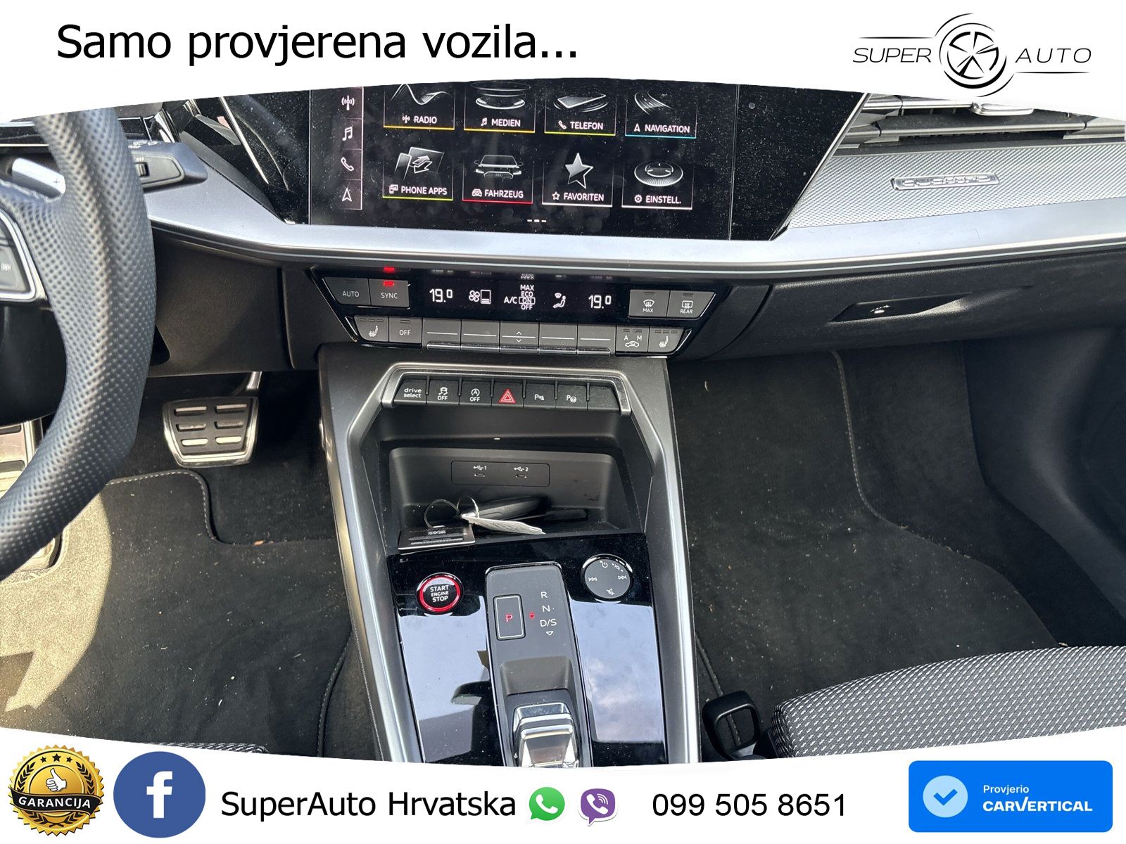 Audi S3 Limuzina 2.0 TFSI (310 KS) quattro S tronic MATRIX+GR SJED+KAM