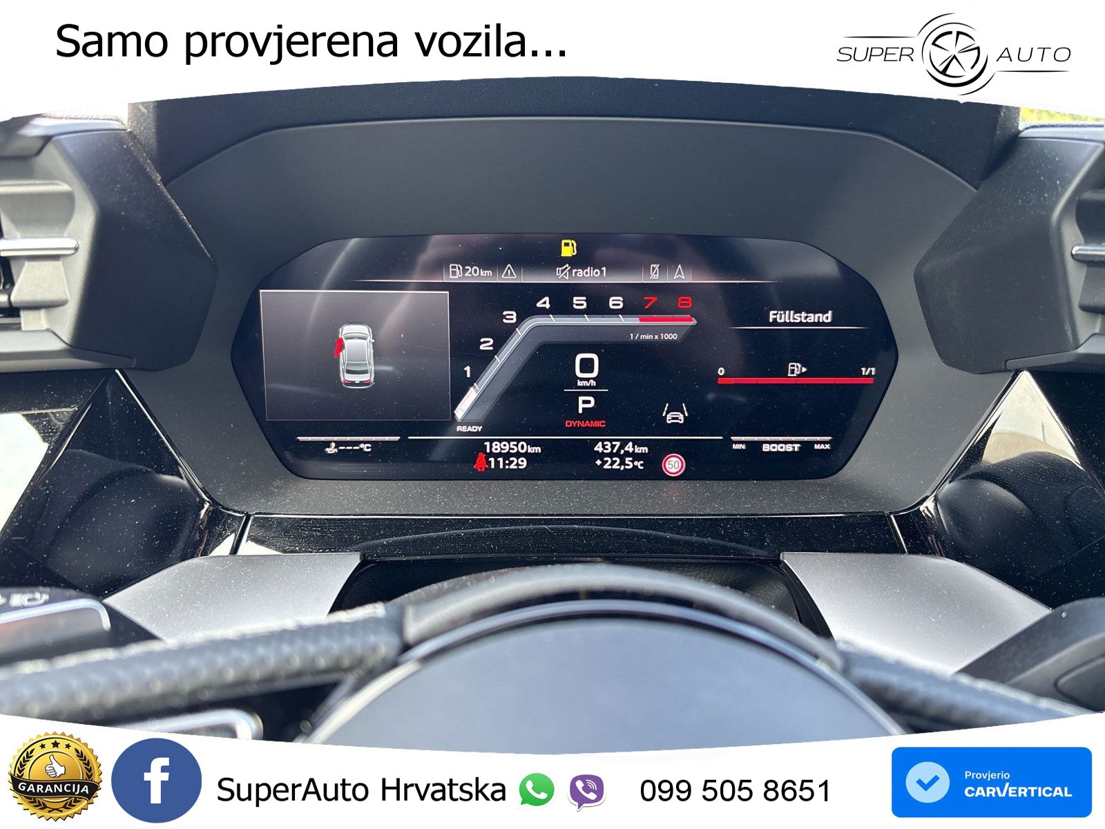 Audi S3 Limuzina 2.0 TFSI (310 KS) quattro S tronic MATRIX+GR SJED+KAM