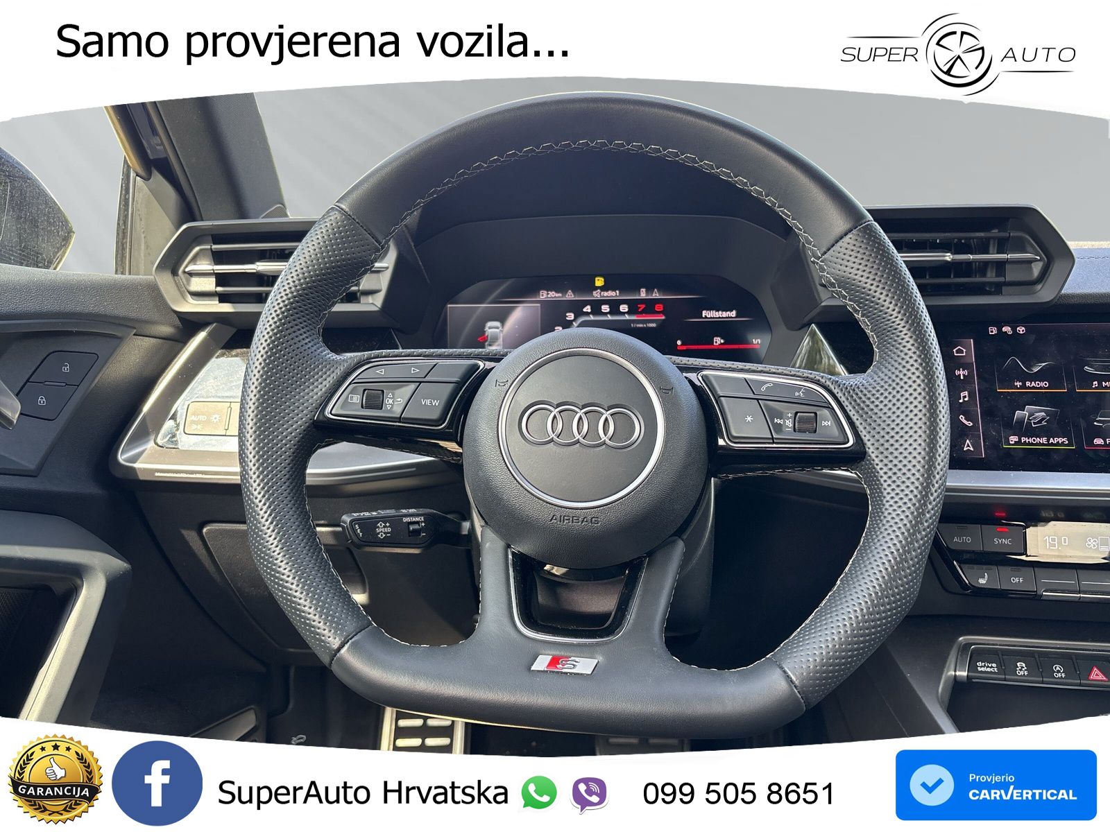 Audi S3 Limuzina 2.0 TFSI (310 KS) quattro S tronic MATRIX+GR SJED+KAM