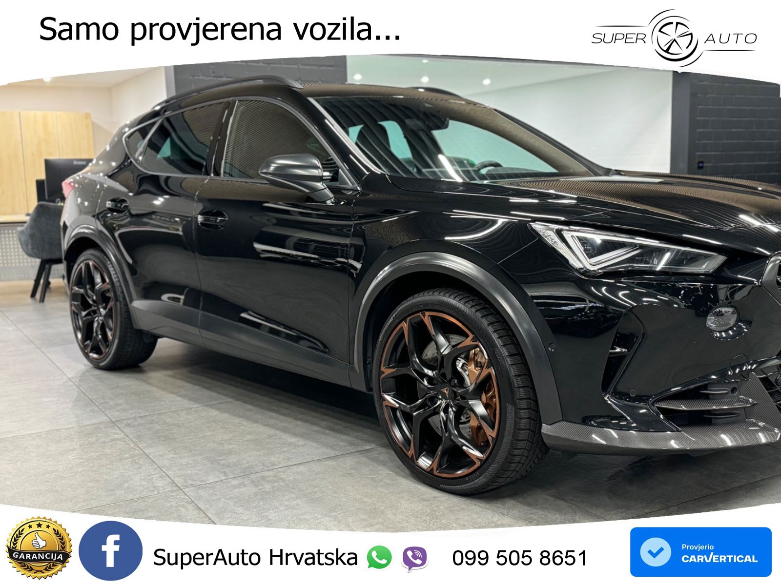 Cupra Formentor VZ5 2.5 TSI (390 KS) 4Drive DSG LED+GR SJED+ACC