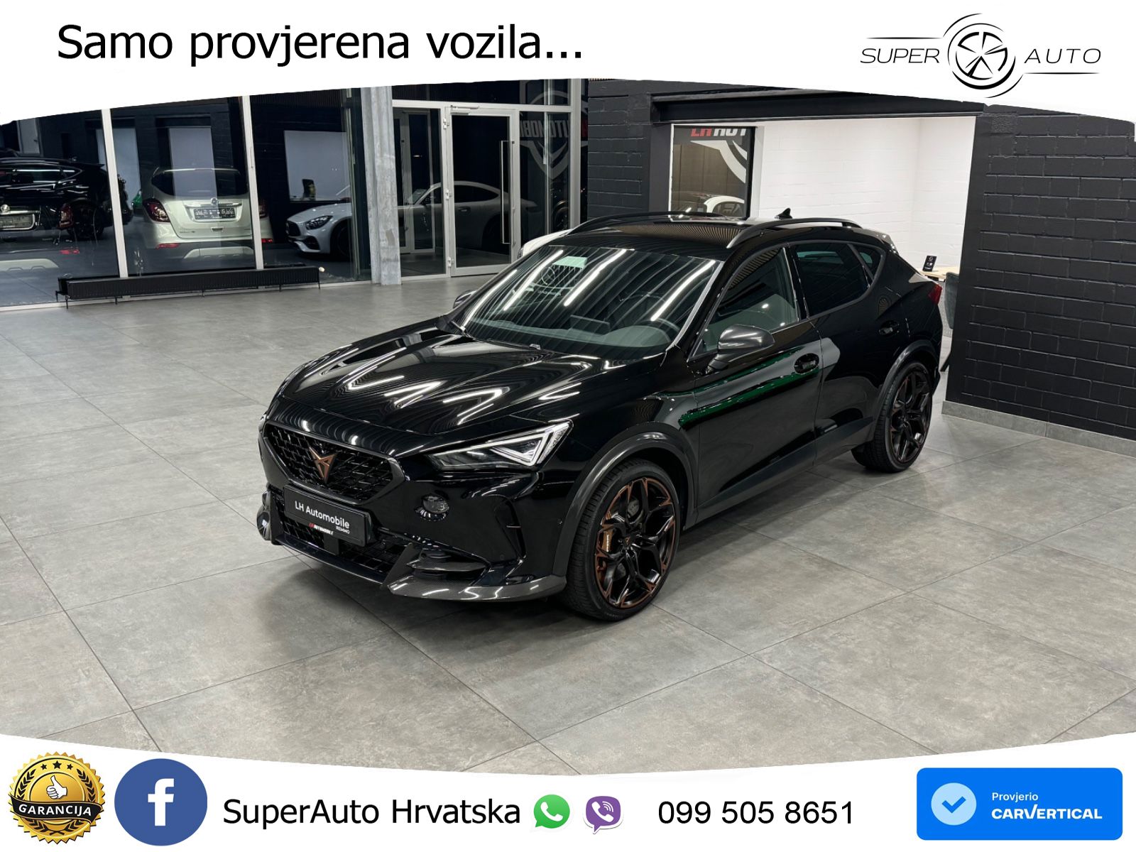 Cupra Formentor VZ5 2.5 TSI (390 KS) 4Drive DSG LED+GR SJED+ACC