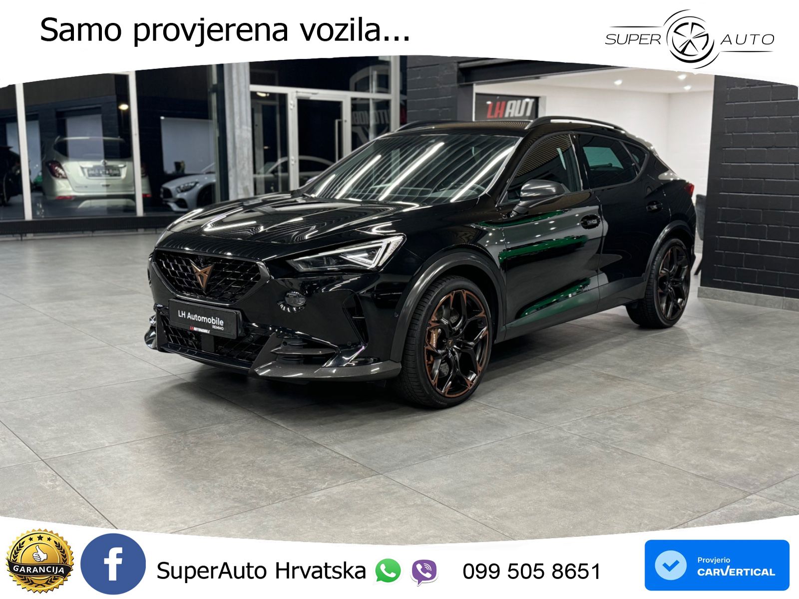Cupra Formentor VZ5 2.5 TSI (390 KS) 4Drive DSG LED+GR SJED+ACC