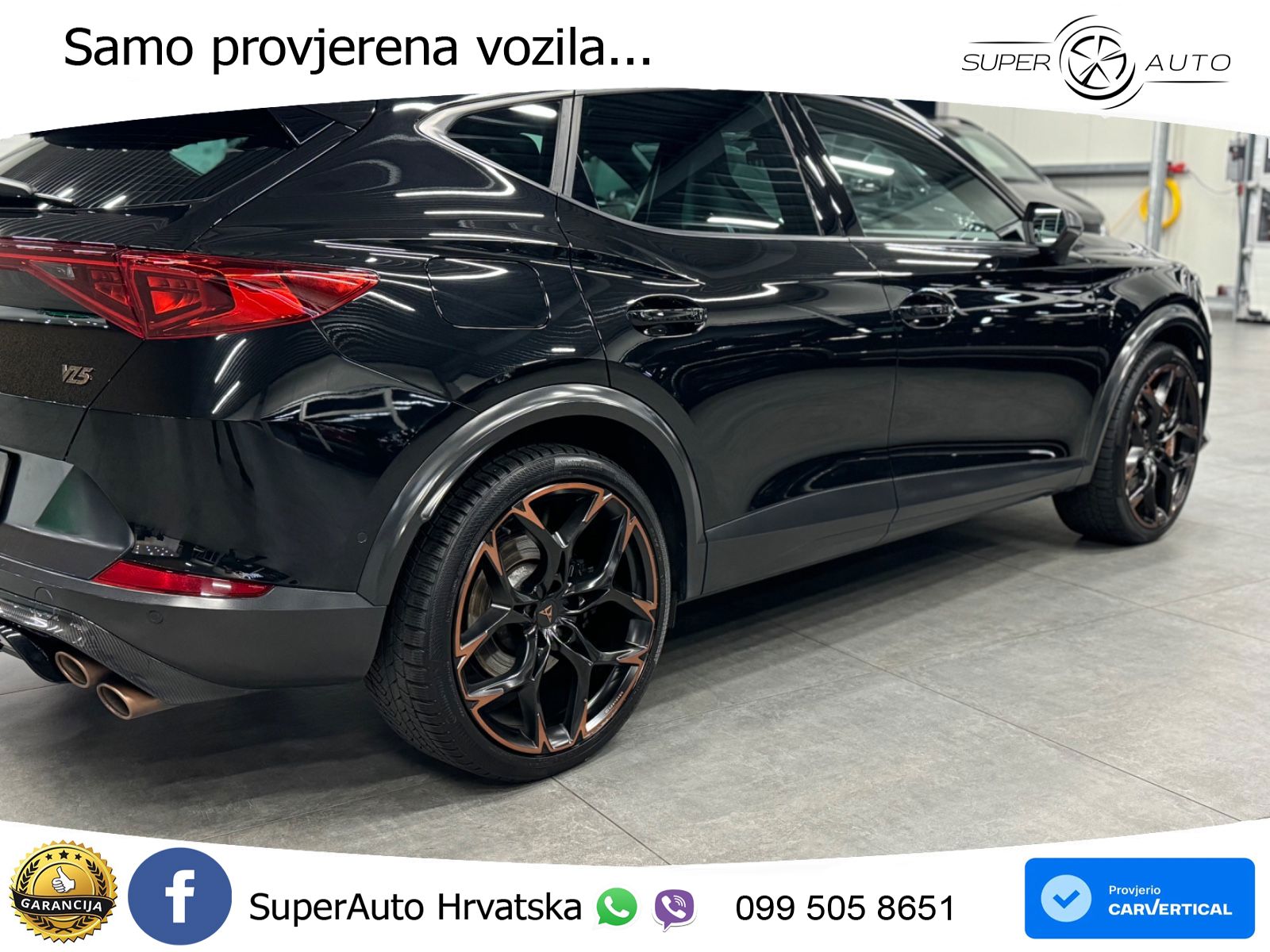 Cupra Formentor VZ5 2.5 TSI (390 KS) 4Drive DSG LED+GR SJED+ACC