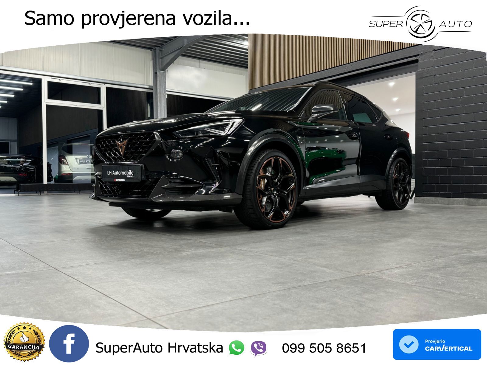 Cupra Formentor VZ5 2.5 TSI (390 KS) 4Drive DSG LED+GR SJED+ACC