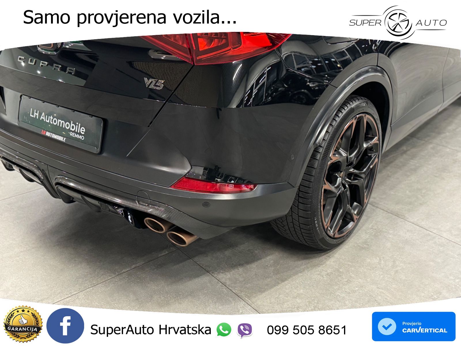 Cupra Formentor VZ5 2.5 TSI (390 KS) 4Drive DSG LED+GR SJED+ACC
