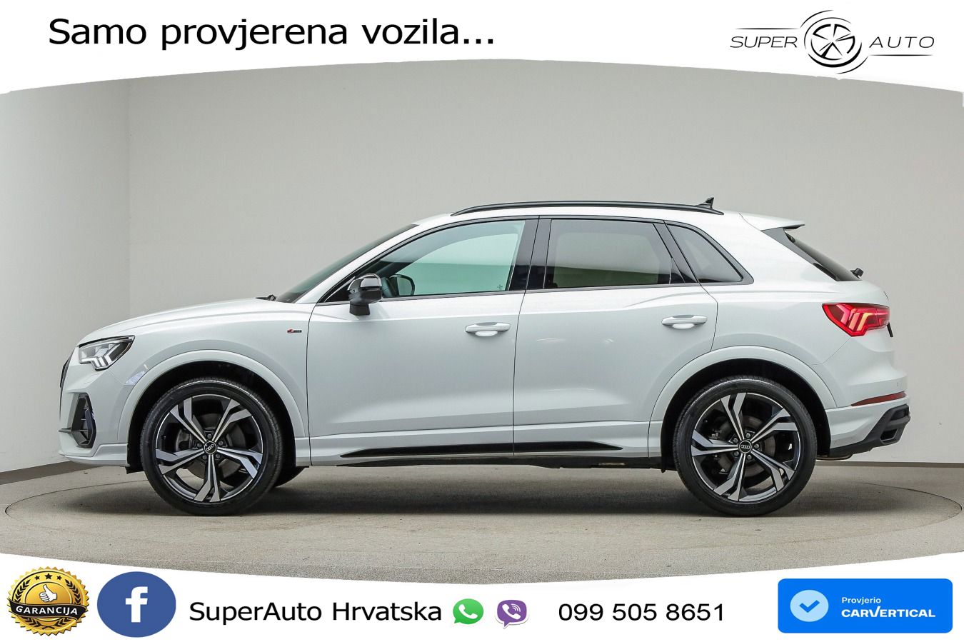 Audi Q3 40 TDI (193 KS) quattro S tronic S line LED+GR SJED+ACC