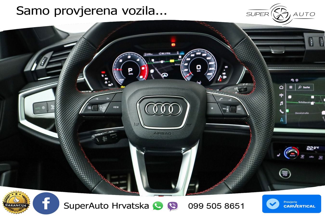Audi Q3 40 TDI (193 KS) quattro S tronic S line LED+GR SJED+ACC