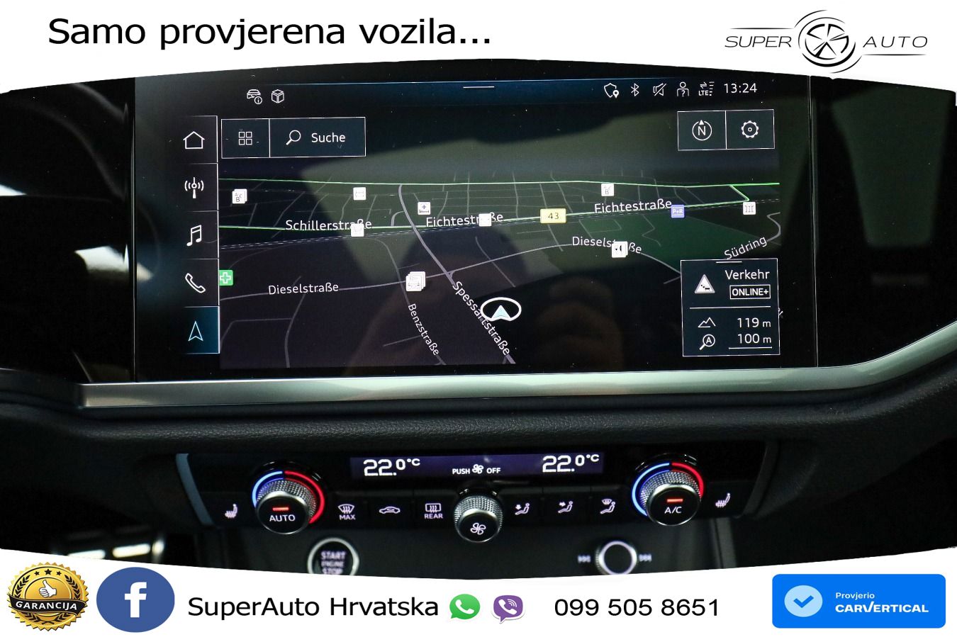 Audi Q3 40 TDI (193 KS) quattro S tronic S line LED+GR SJED+ACC