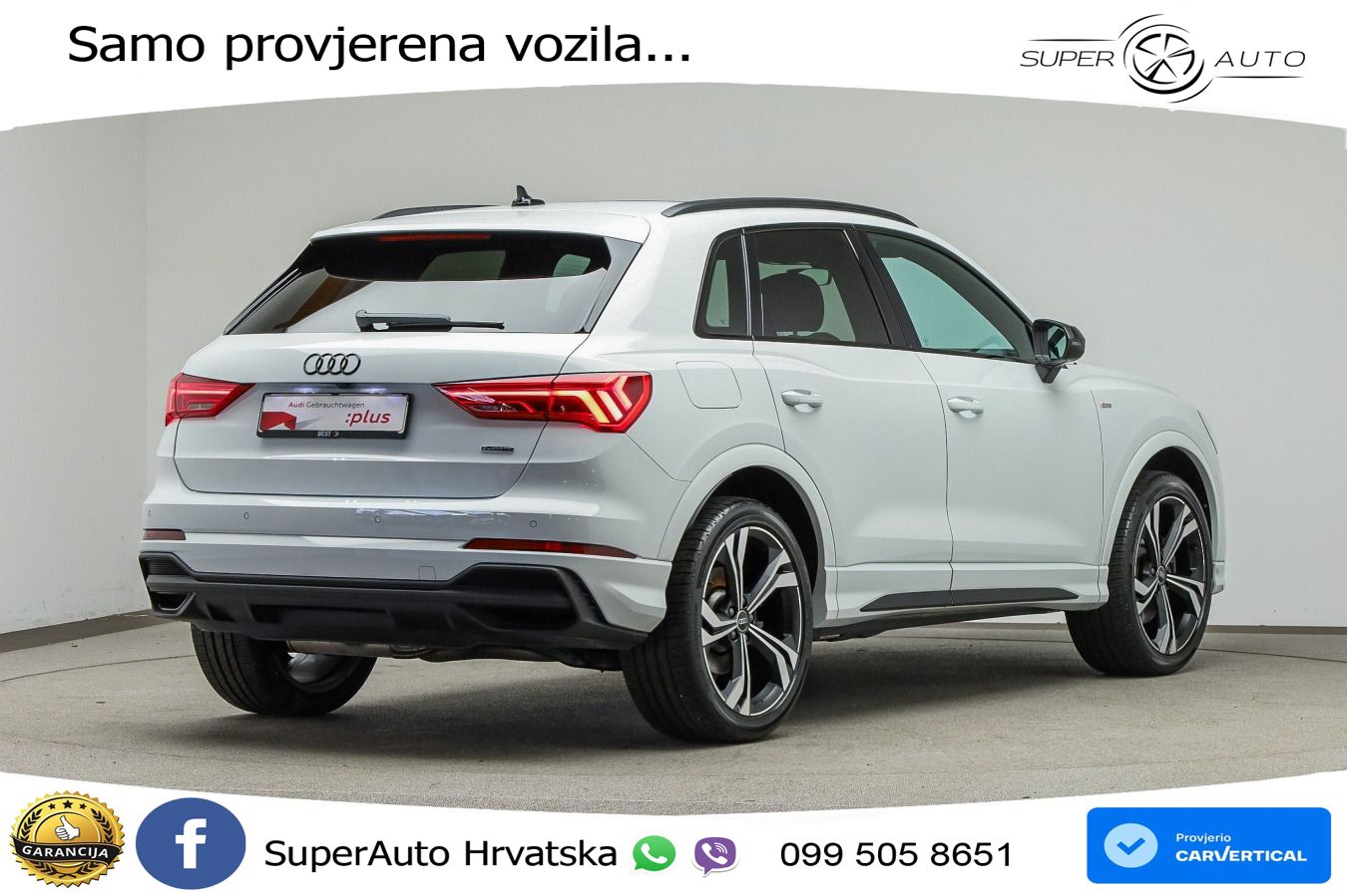 Audi Q3 40 TDI (193 KS) quattro S tronic S line LED+GR SJED+ACC