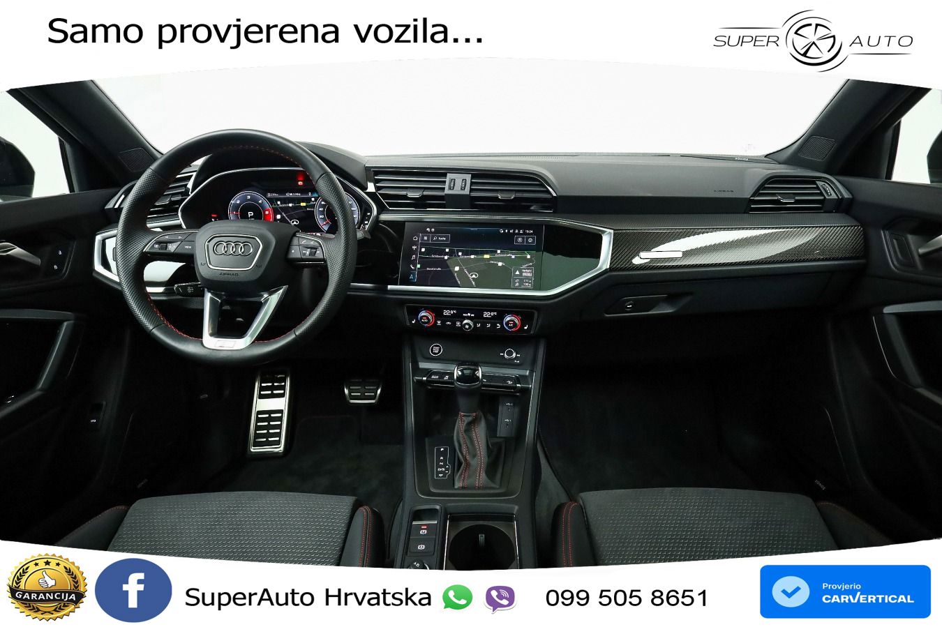 Audi Q3 40 TDI (193 KS) quattro S tronic S line LED+GR SJED+ACC