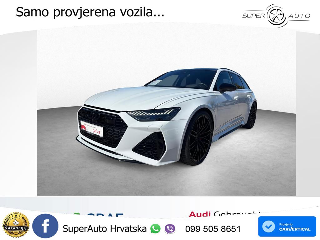 Audi RS6 Avant 4.0 TFSI V8 (600 KS) quattro Tiptronic ABT ACC+HEAD+4xGR SJED+360+PANO