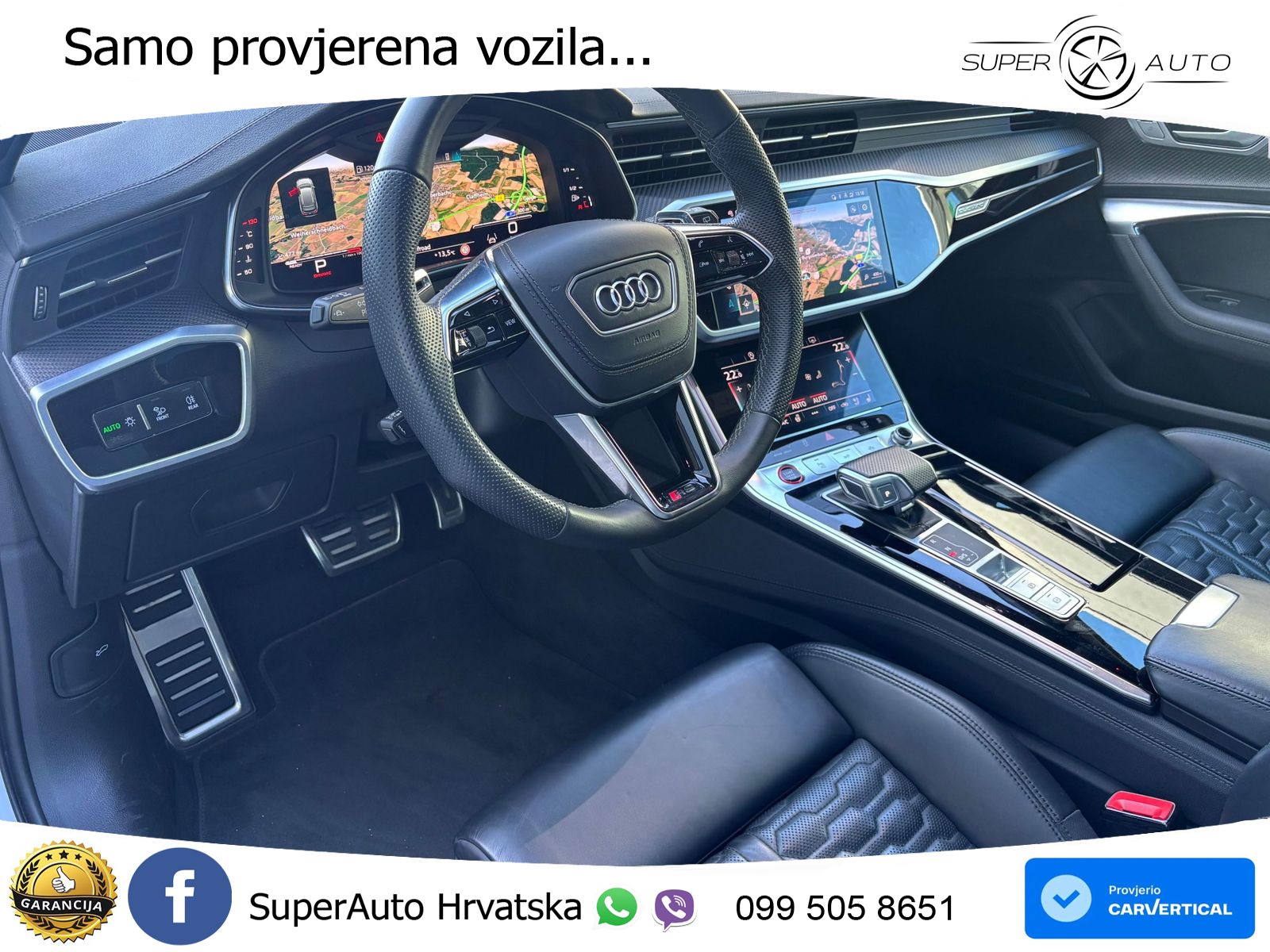 Audi RS6 Avant 4.0 TFSI V8 (600 KS) quattro Tiptronic ABT ACC+HEAD+4xGR SJED+360+PANO