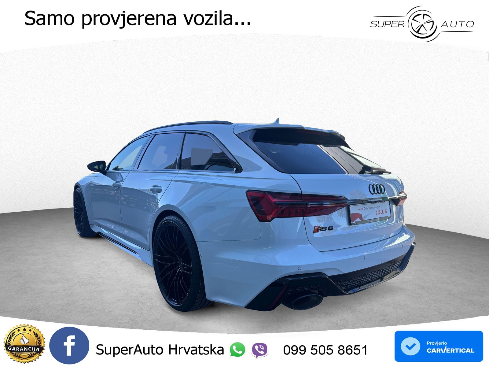 Audi RS6 Avant 4.0 TFSI V8 (600 KS) quattro Tiptronic ABT ACC+HEAD+4xGR SJED+360+PANO