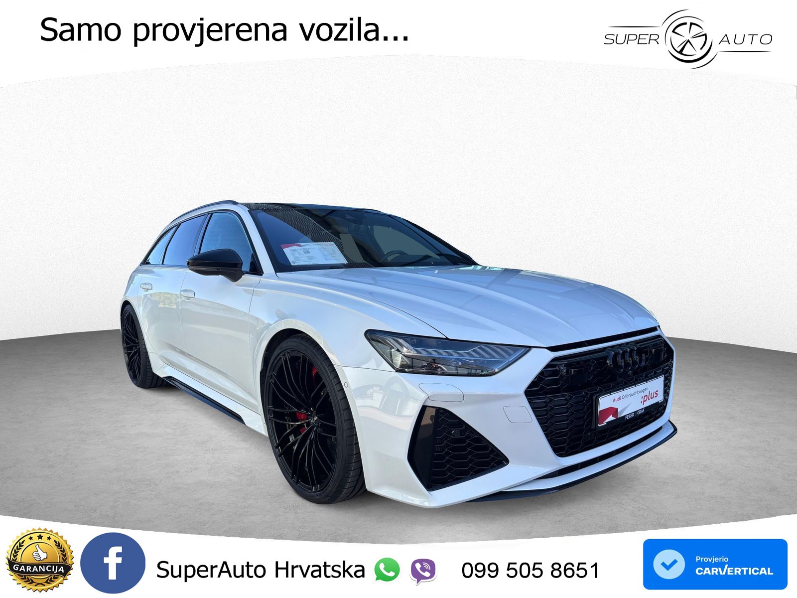Audi RS6 Avant 4.0 TFSI V8 (600 KS) quattro Tiptronic ABT ACC+HEAD+4xGR SJED+360+PANO