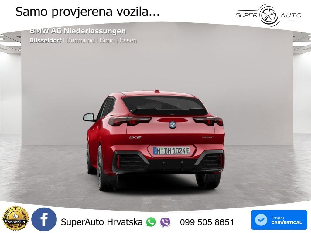 BMW iX2 66.5 kWh (313 KS) xDrive30 M Sport
