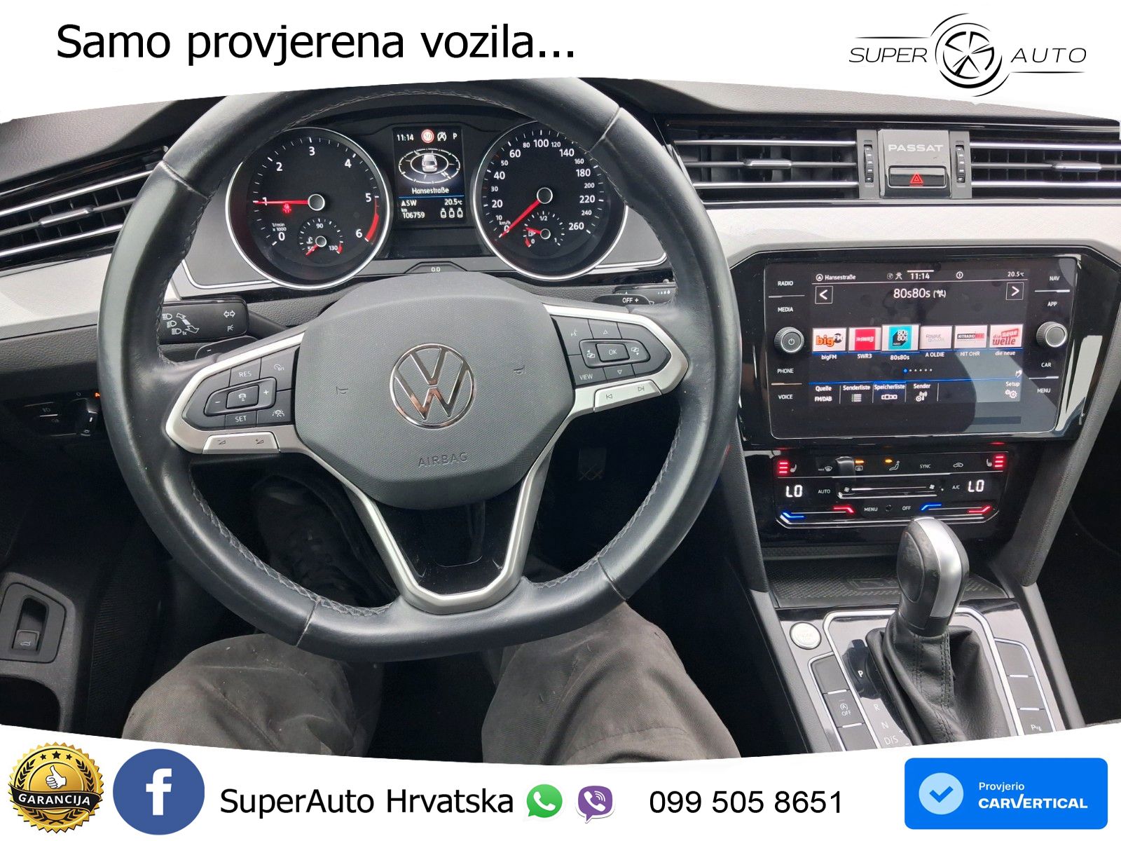 Volkswagen Passat Variant 2.0 TDI (150 KS) DSG Business LED+GR SJED+ACC