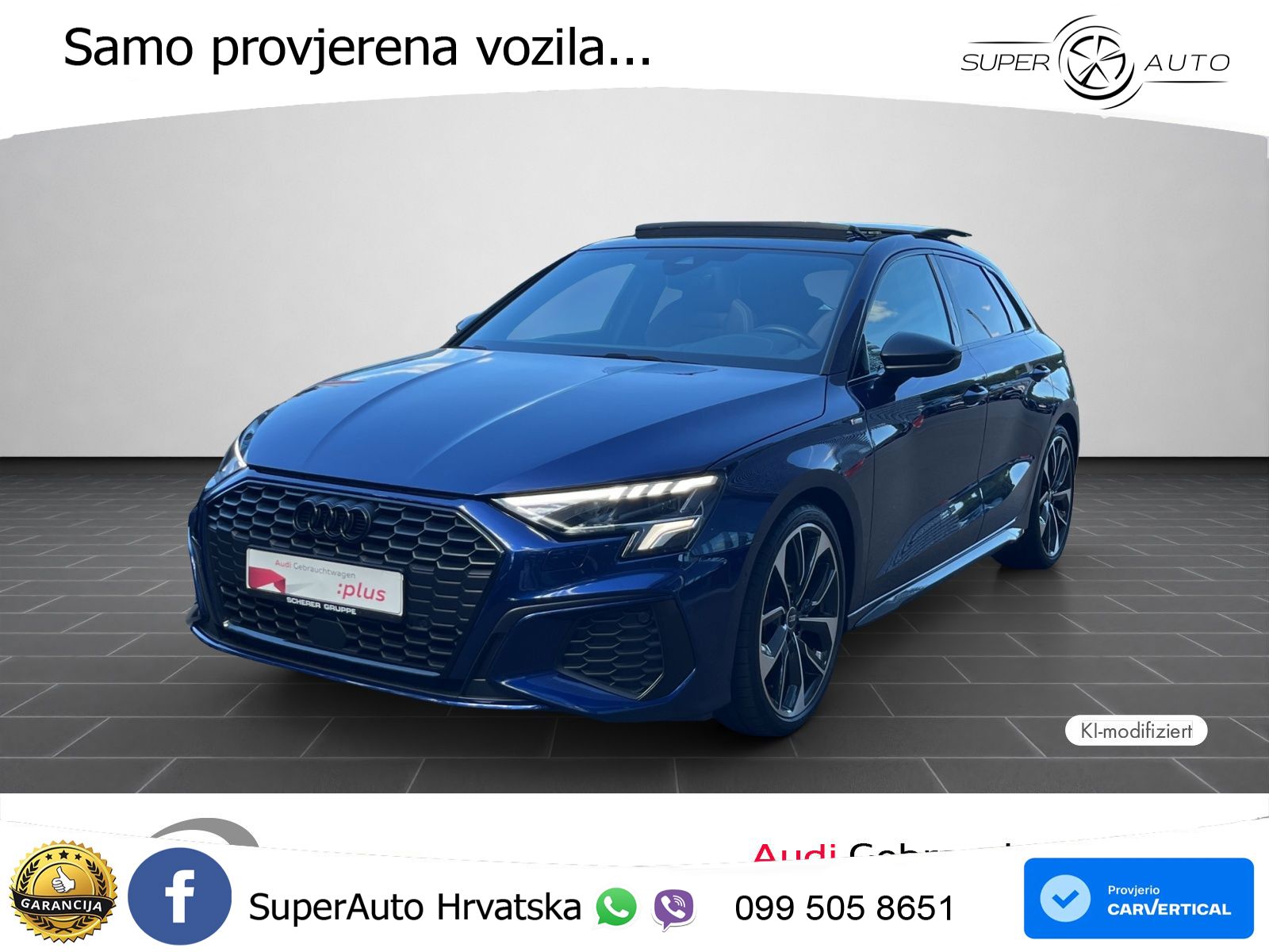 Audi A3 35 TFSI (150 KS) S line LED+GR SJED+ACC