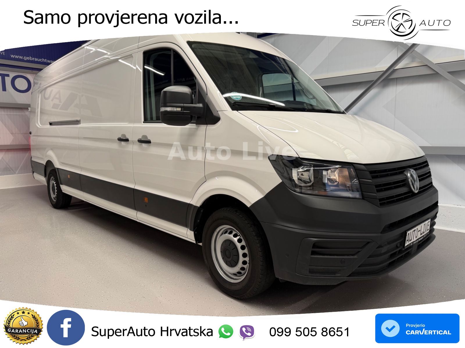 Volkswagen Crafter 35 TDI*XXL-ÜBERHANG*HOCH*KLIMA*STANDHEIZ 140 KS