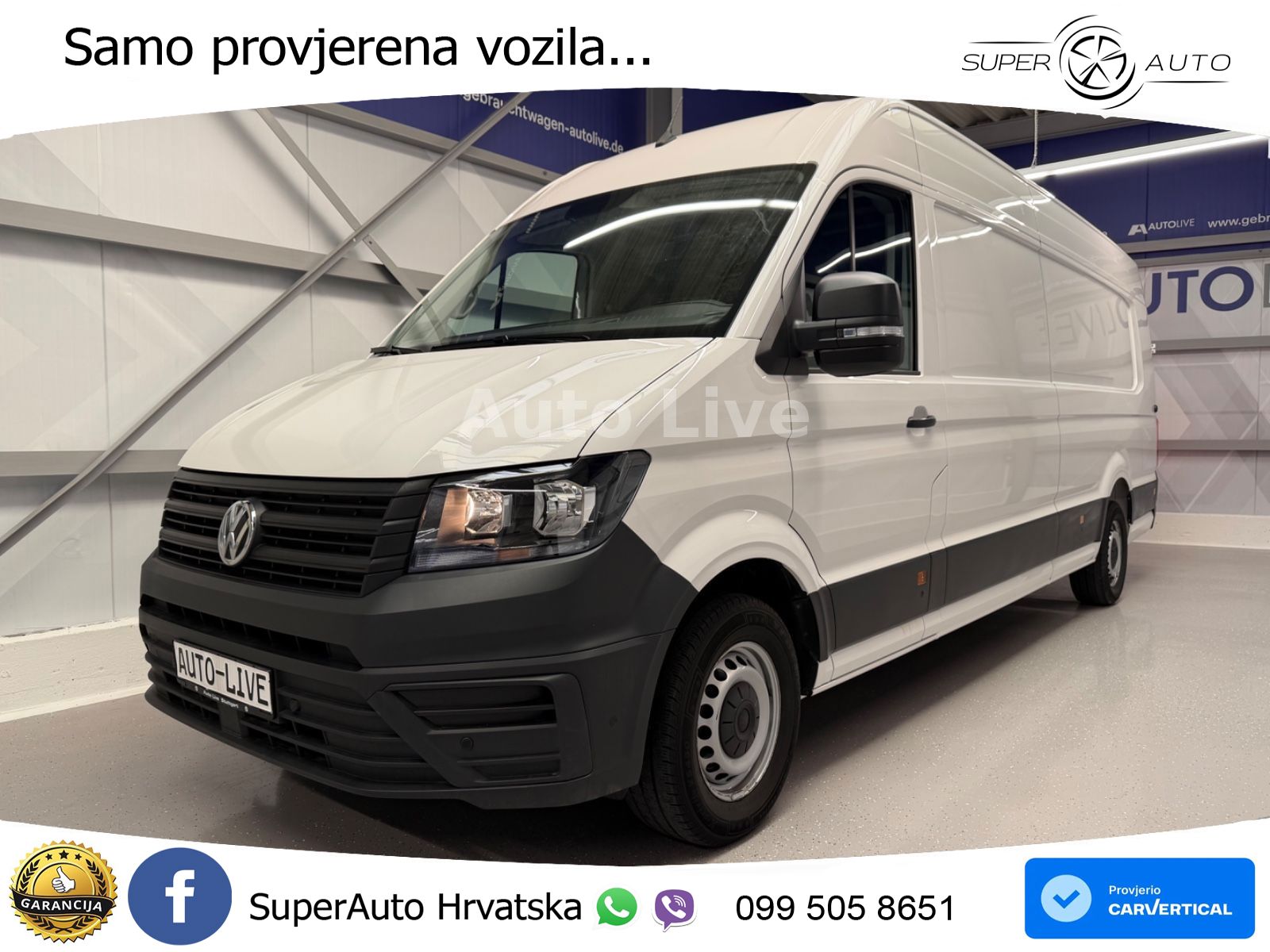 Volkswagen Crafter 35 TDI*XXL-ÜBERHANG*HOCH*KLIMA*STANDHEIZ 140 KS