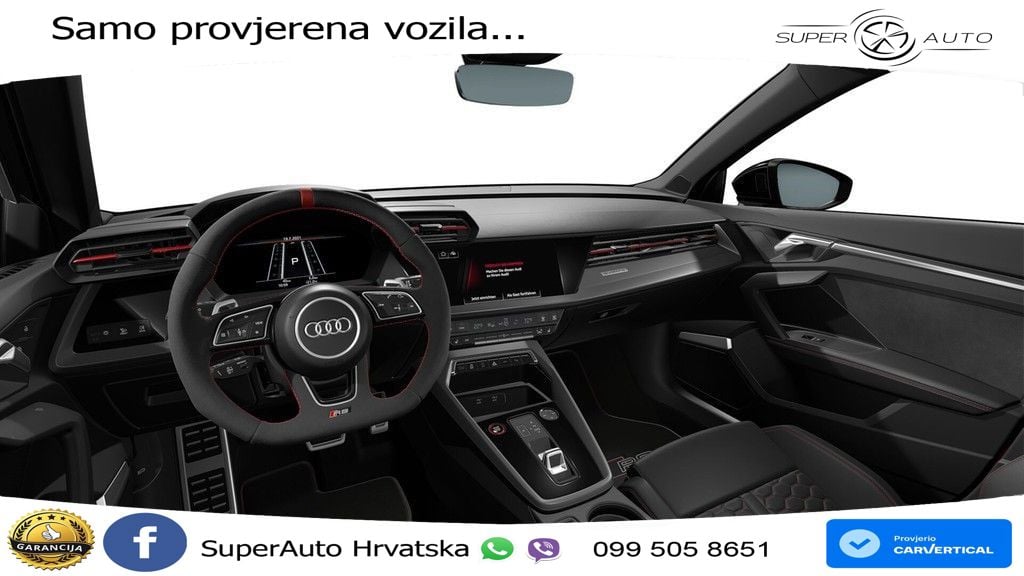 Audi RS3 Sedan 2.5 TFSI (400 KS) quattro S tronic LED+GR SJED+ACC