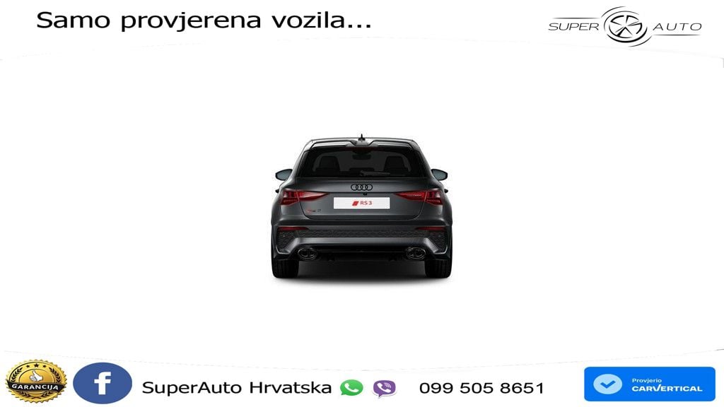 Audi RS3 Sedan 2.5 TFSI (400 KS) quattro S tronic LED+GR SJED+ACC