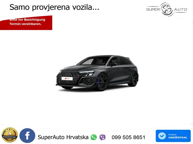 Audi RS3 Sedan 2.5 TFSI (400 KS) quattro S tronic LED+GR SJED+ACC