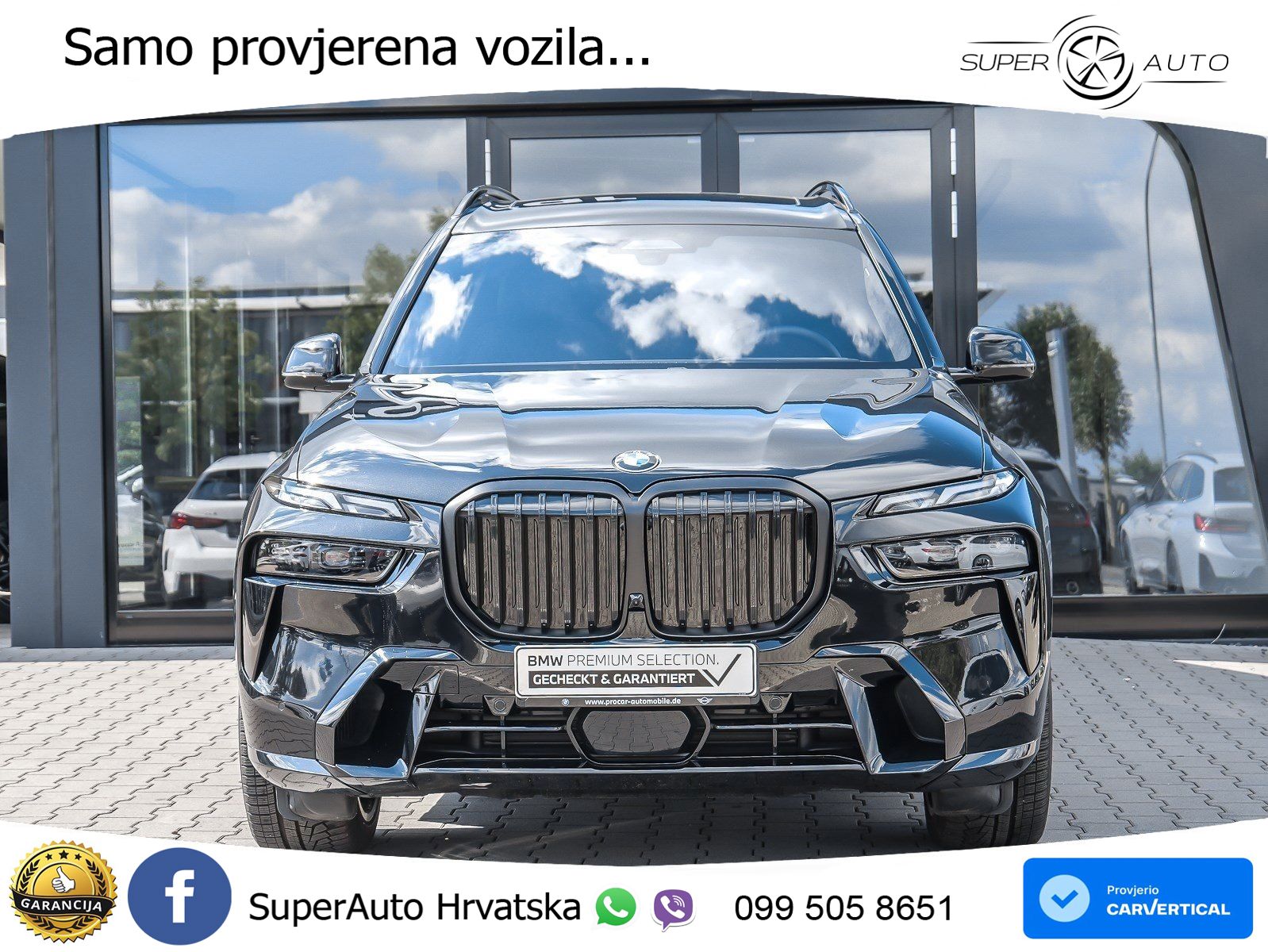BMW X7 40d (352 KS) xDrive Steptronic M Sport ZRAČNI+ACC+GR SJED+KAM+PANO