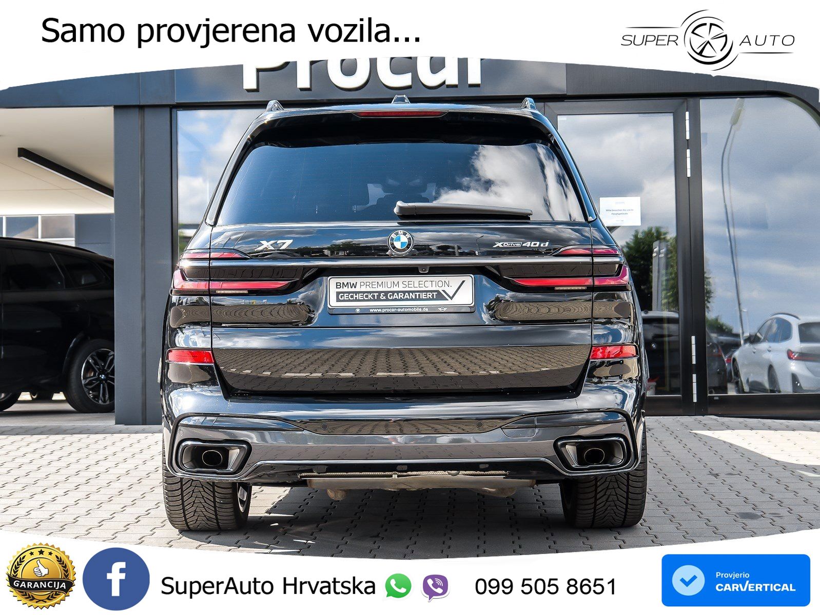 BMW X7 40d (352 KS) xDrive Steptronic M Sport ZRAČNI+ACC+GR SJED+KAM+PANO