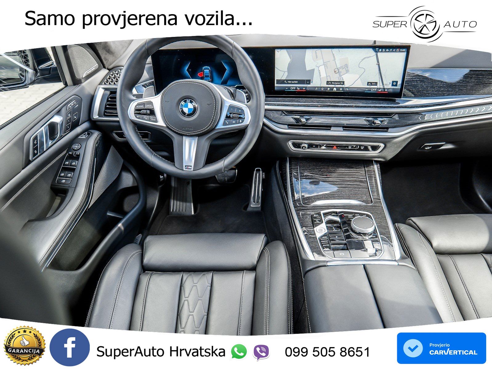 BMW X7 40d (352 KS) xDrive Steptronic M Sport ZRAČNI+ACC+GR SJED+KAM+PANO