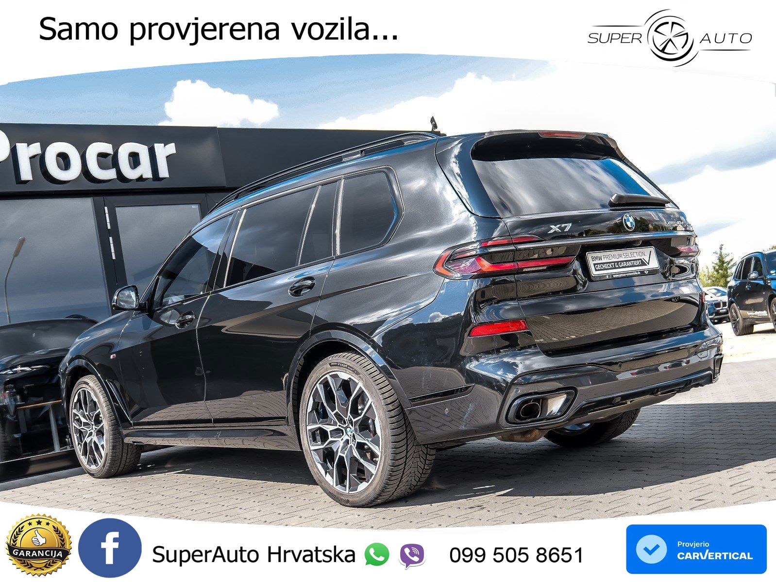 BMW X7 40d (352 KS) xDrive Steptronic M Sport ZRAČNI+ACC+GR SJED+KAM+PANO