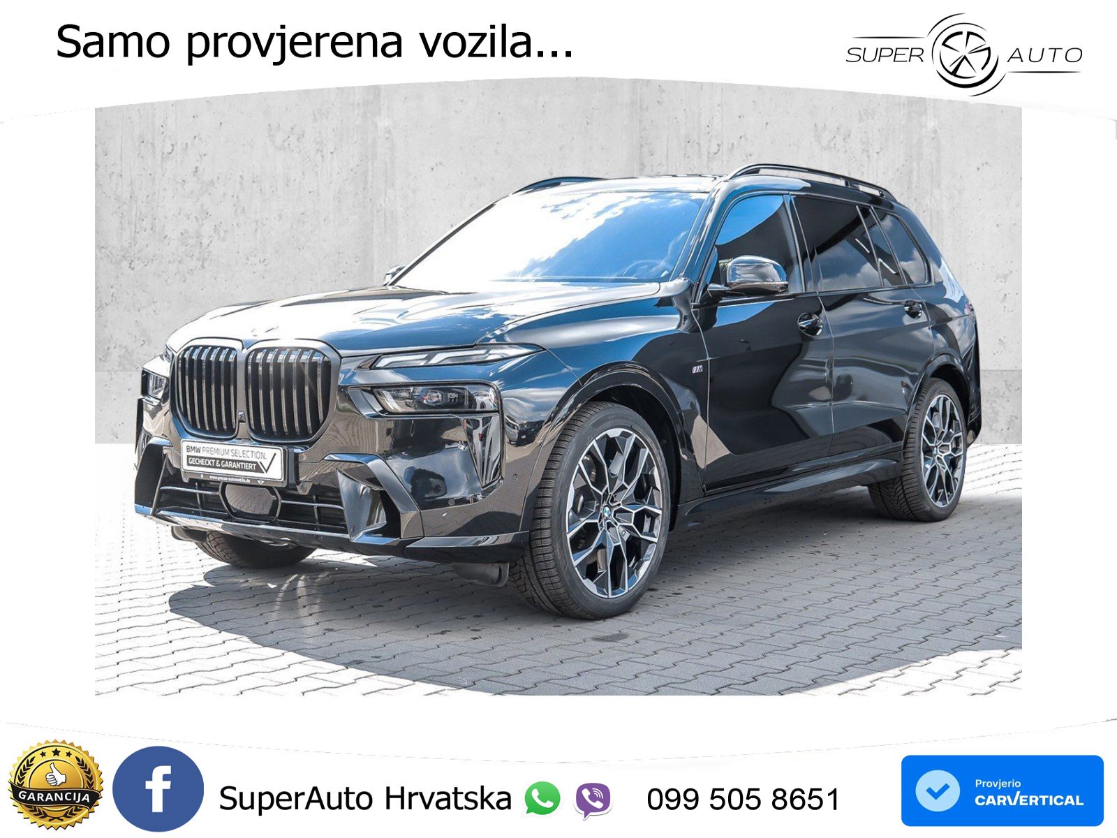 BMW X7 40d (352 KS) xDrive Steptronic M Sport ZRAČNI+ACC+GR SJED+KAM+PANO